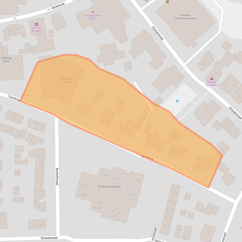 Kaart van postcodegebied 7451EX.