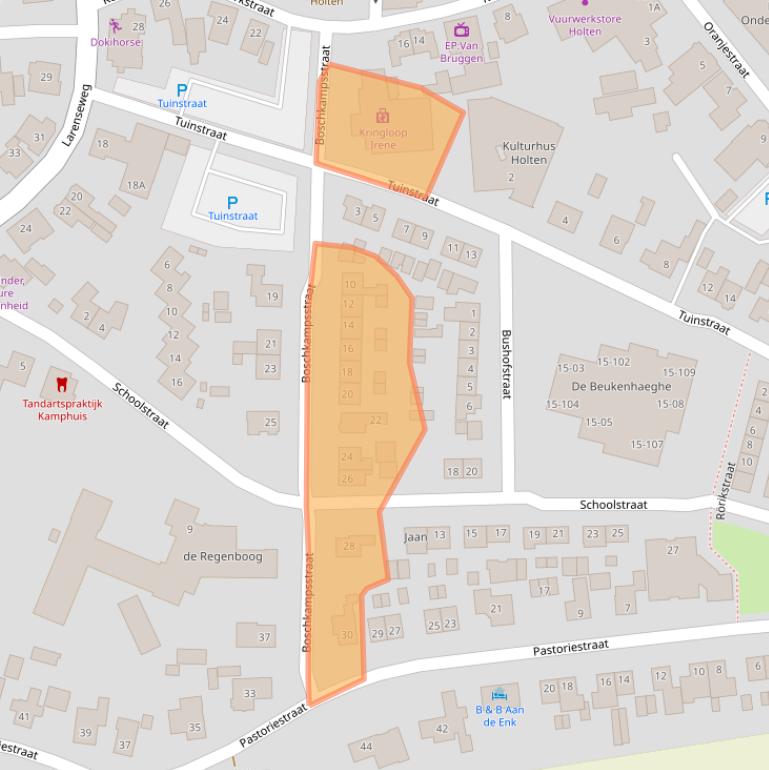 Kaart van postcodegebied 7451GC.