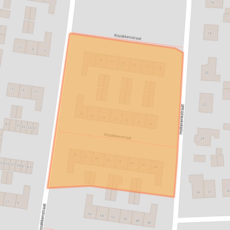 Kaart van postcodegebied 7451GP.