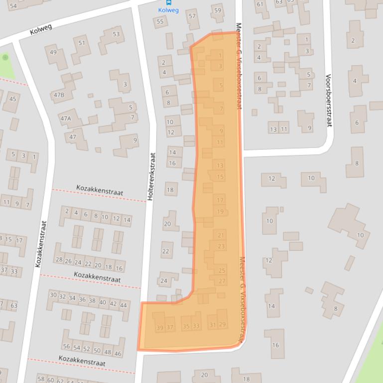 Kaart van postcodegebied 7451GV.