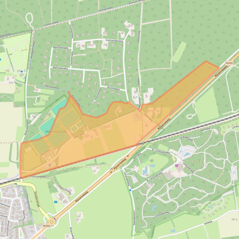 Kaart van postcodegebied 7451HN.