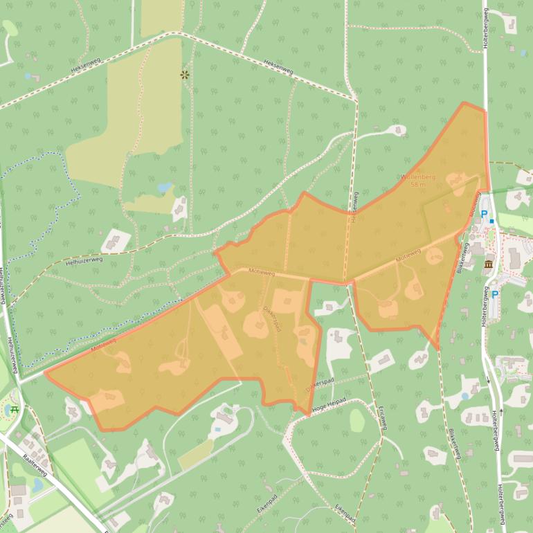 Kaart van postcodegebied 7451JG.