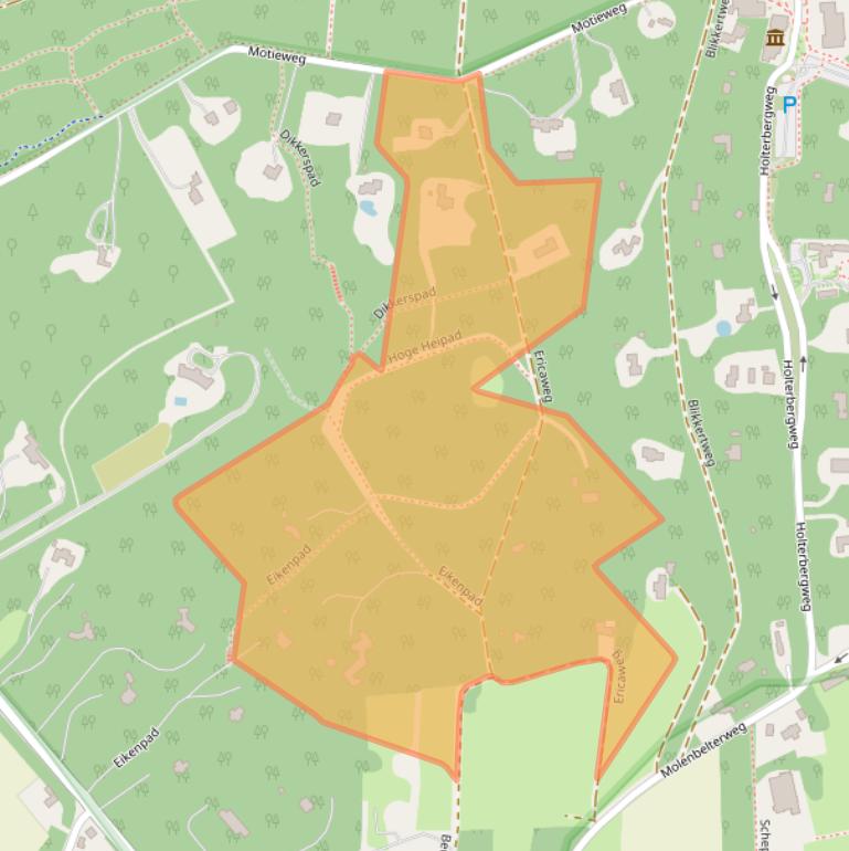 Kaart van postcodegebied 7451JJ.