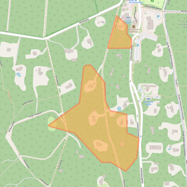 Kaart van postcodegebied 7451JK.