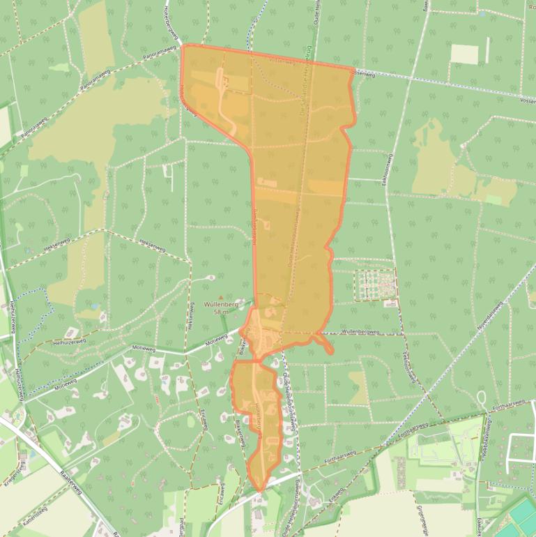 Kaart van postcodegebied 7451JL.