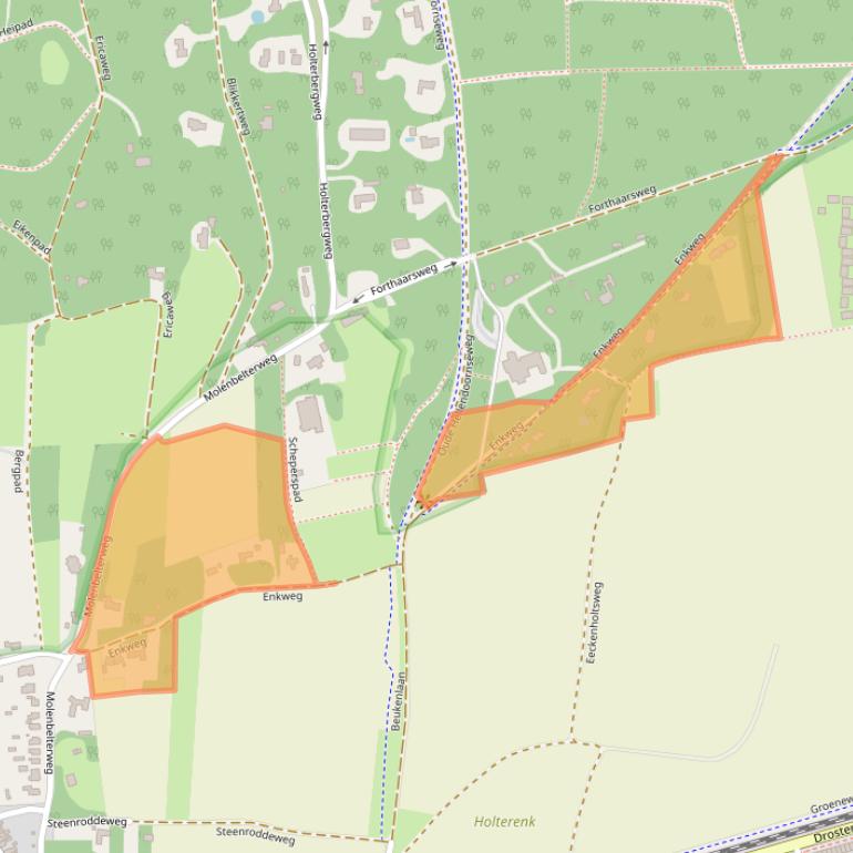 Kaart van postcodegebied 7451JN.