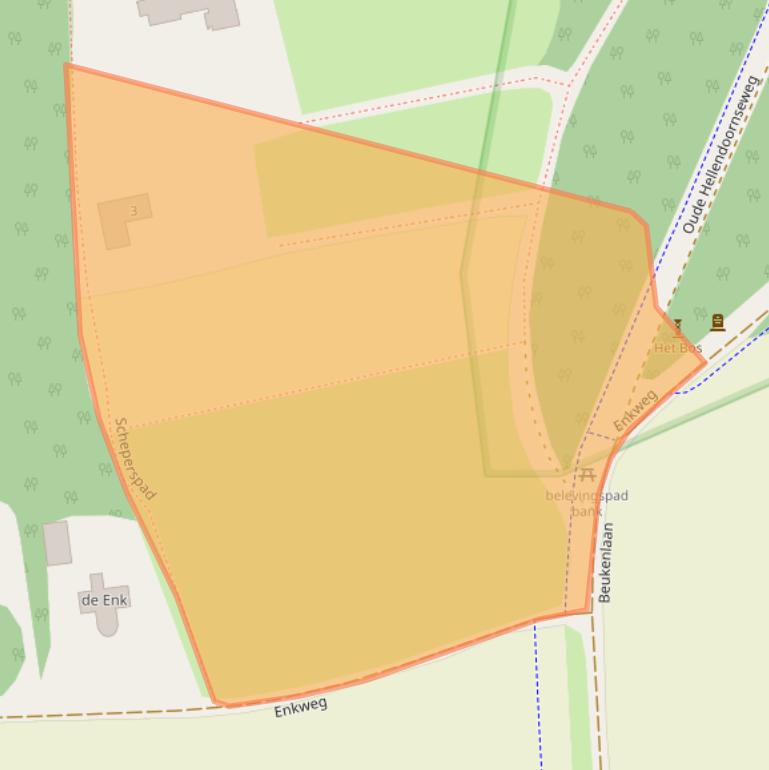 Kaart van postcodegebied 7451JP.