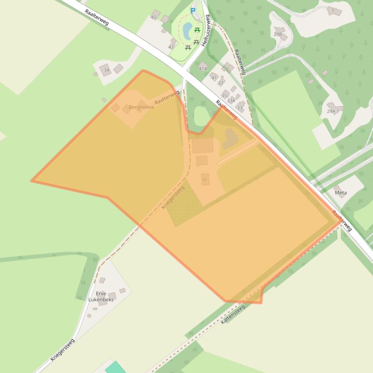 Kaart van postcodegebied 7451KW.