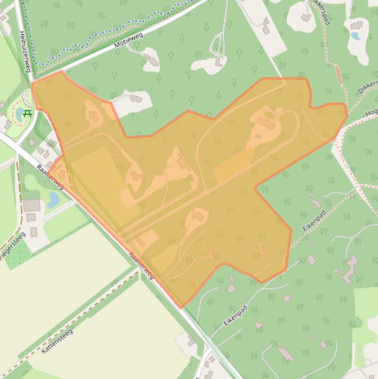 Kaart van postcodegebied 7451KZ.