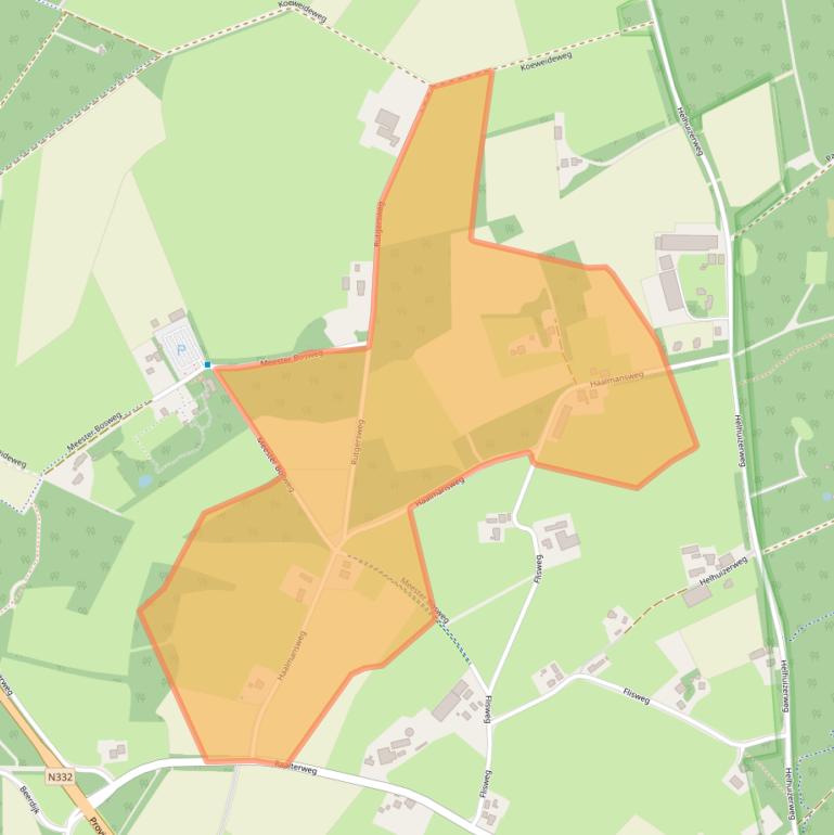 Kaart van postcodegebied 7451LC.