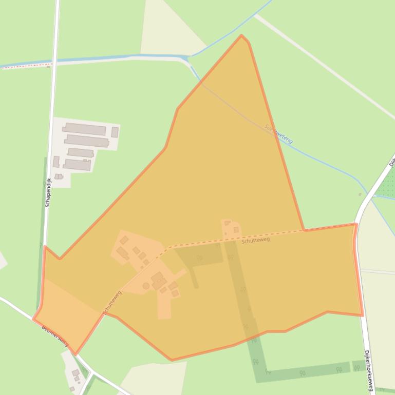 Kaart van postcodegebied 7451LX.