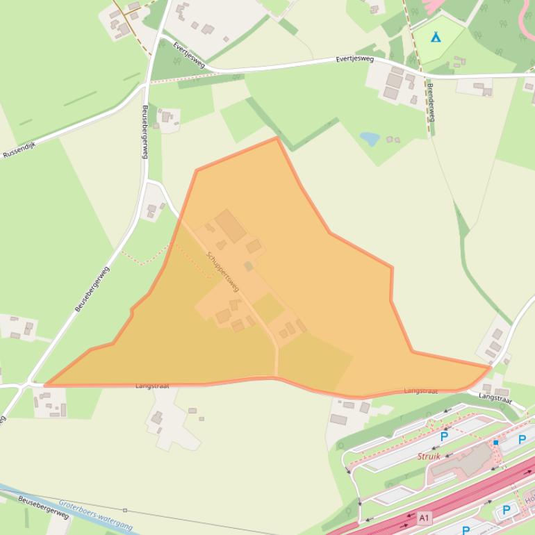 Kaart van postcodegebied 7451NP.