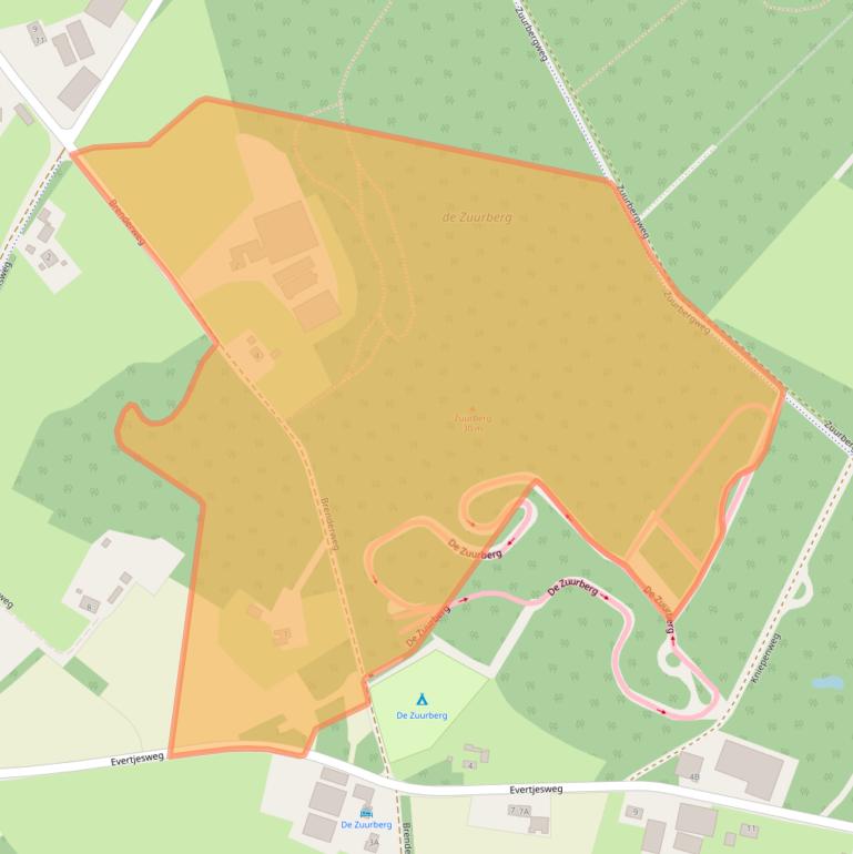 Kaart van postcodegebied 7451NV.