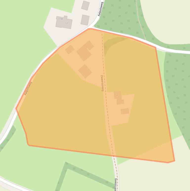 Kaart van postcodegebied 7451NW.