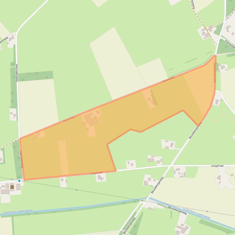 Kaart van postcodegebied 7451NZ.