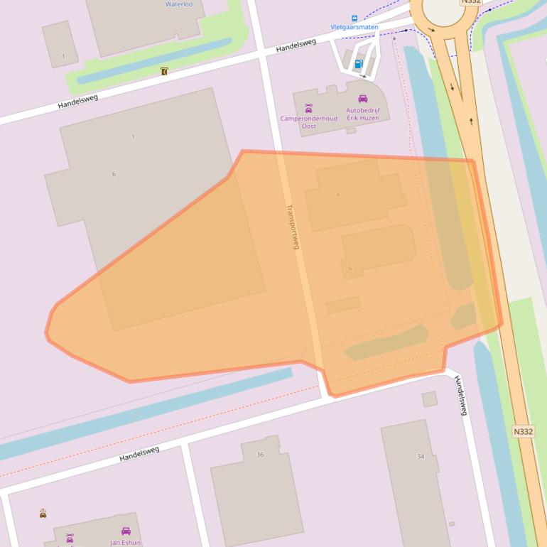 Kaart van postcodegebied 7451PL.