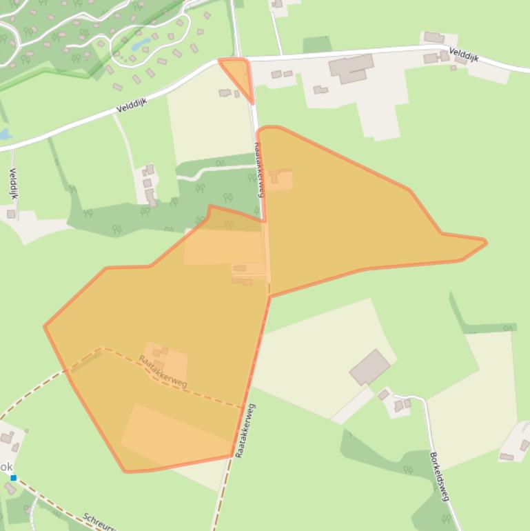 Kaart van postcodegebied 7451RK.