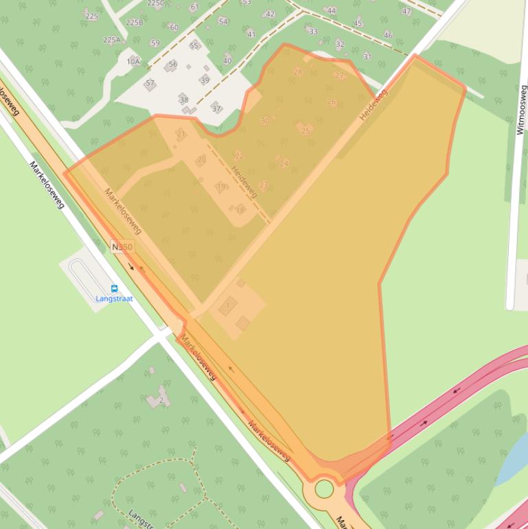 Kaart van postcodegebied 7451SK.