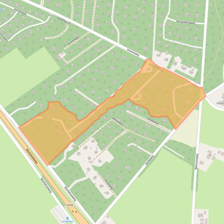 Kaart van postcodegebied 7451TM.