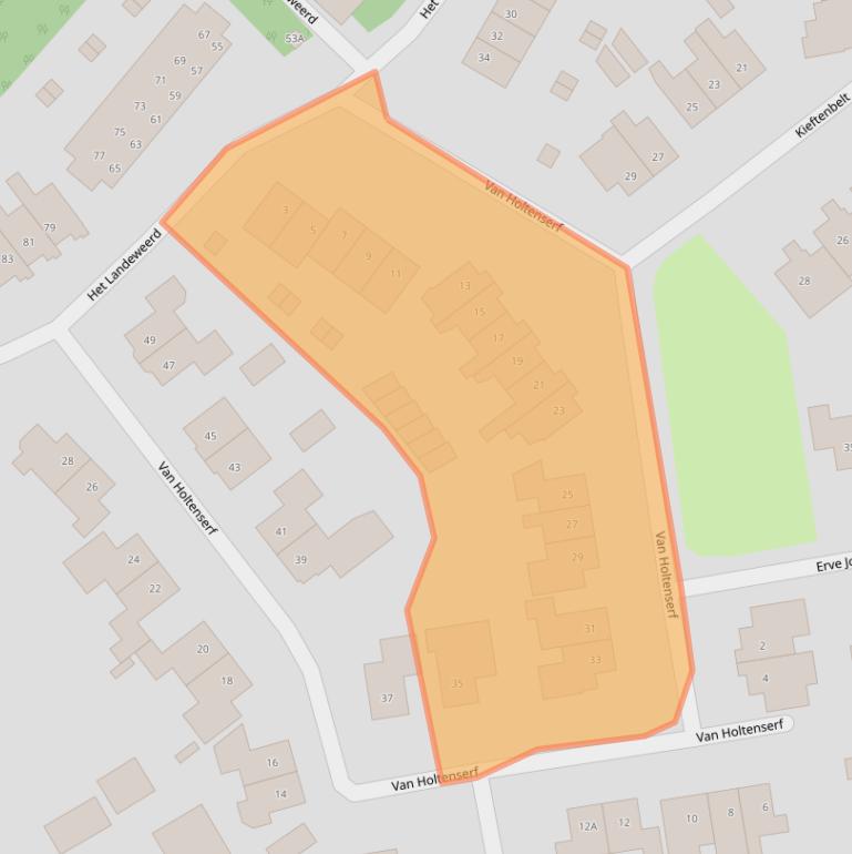 Kaart van postcodegebied 7451VE.