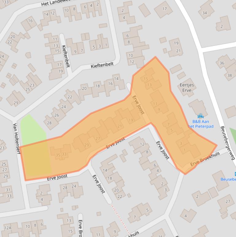 Kaart van postcodegebied 7451VP.