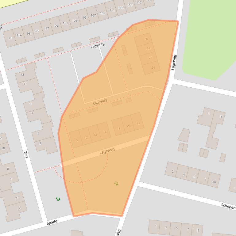 Kaart van postcodegebied 7451XP.