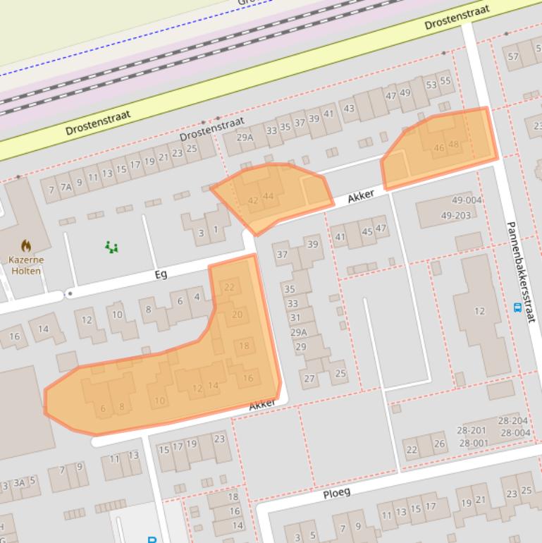 Kaart van postcodegebied 7451XV.