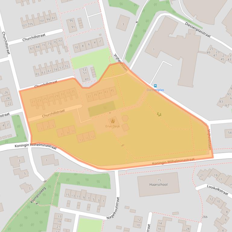 Kaart van postcodegebied 7451ZB.