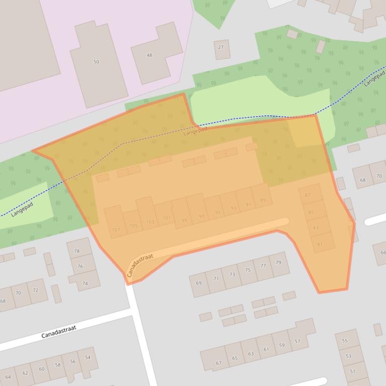 Kaart van postcodegebied 7451ZL.