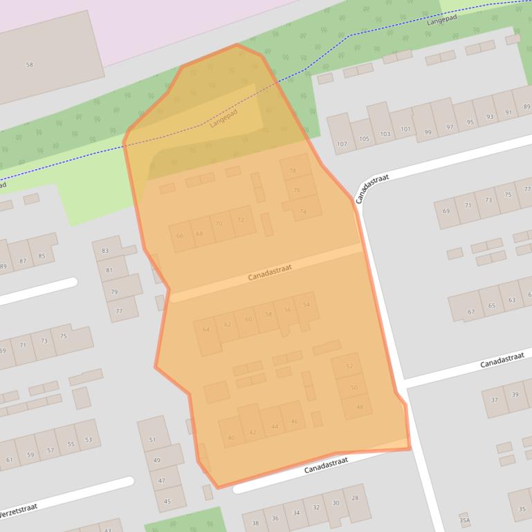 Kaart van postcodegebied 7451ZN.