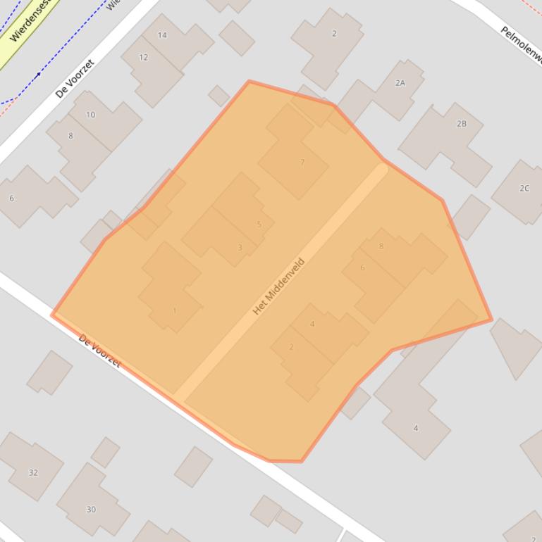 Kaart van postcodegebied 7461AM.