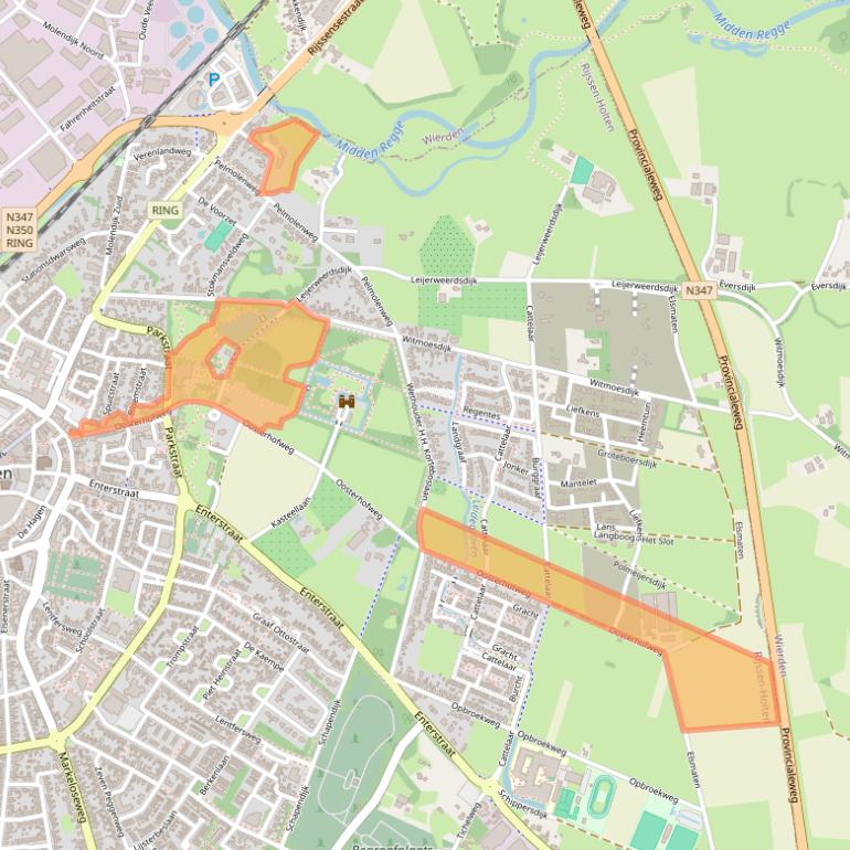 Kaart van postcodegebied 7461BT.