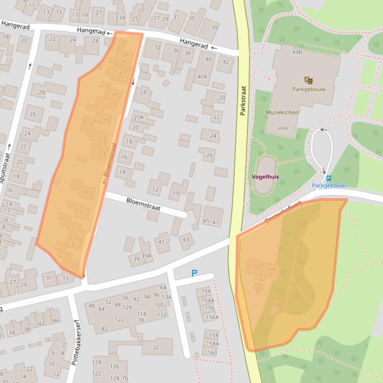 Kaart van postcodegebied 7461BX.