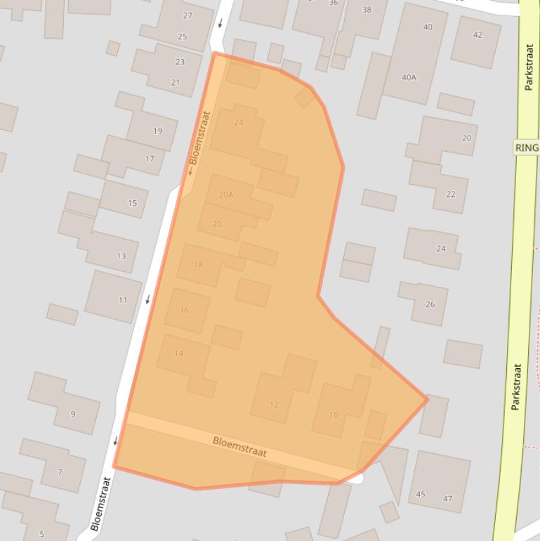 Kaart van postcodegebied 7461BZ.