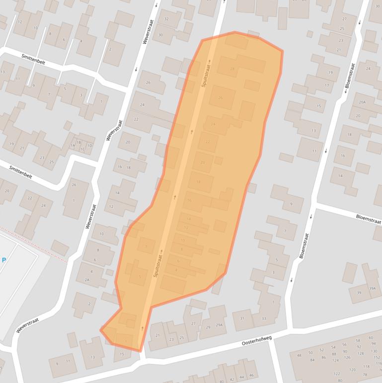 Kaart van postcodegebied 7461CA.