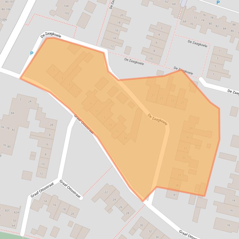 Kaart van postcodegebied 7461CN.