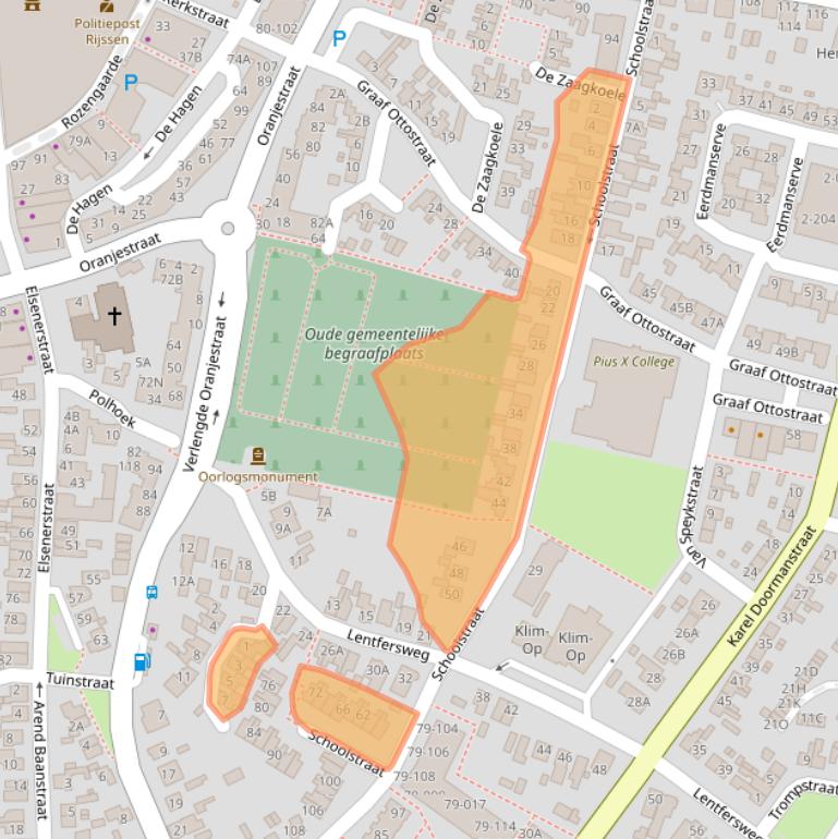 Kaart van postcodegebied 7461EH.