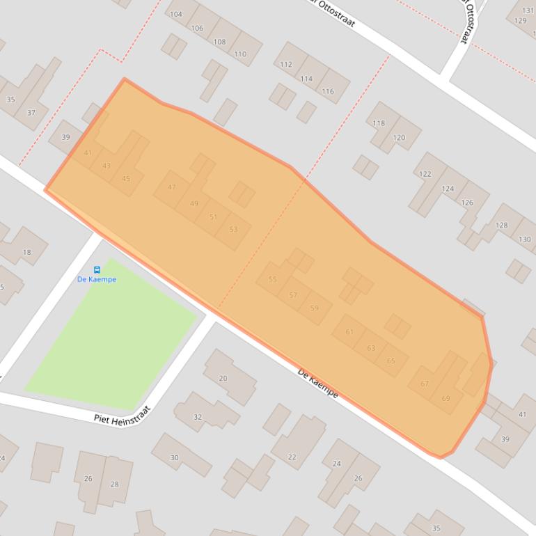 Kaart van postcodegebied 7461GE.