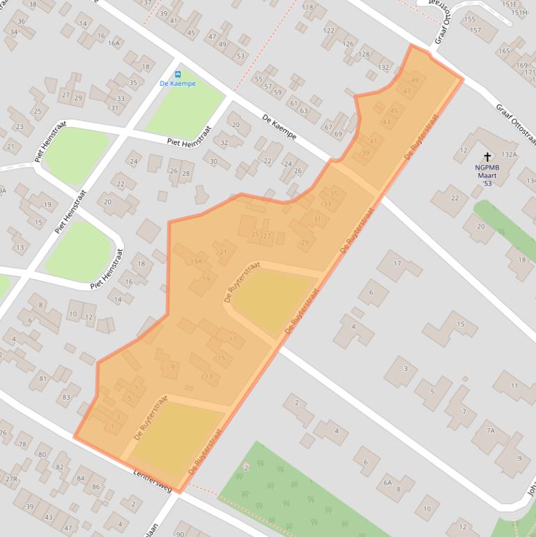 Kaart van postcodegebied 7461GH.