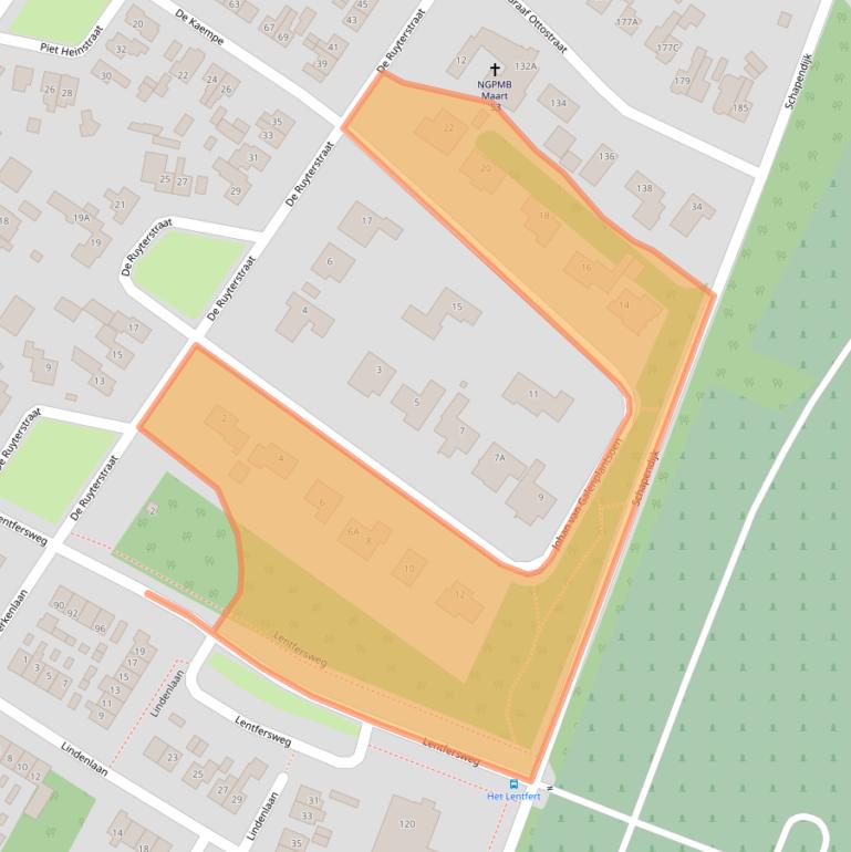 Kaart van postcodegebied 7461GM.