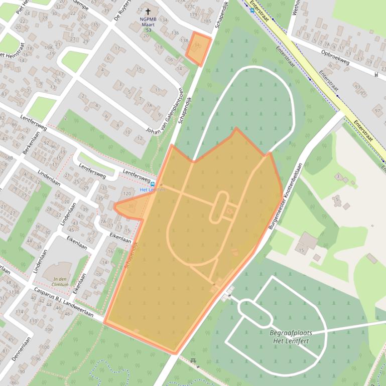 Kaart van postcodegebied 7461GN.