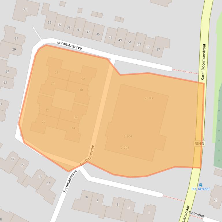 Kaart van postcodegebied 7461GR.