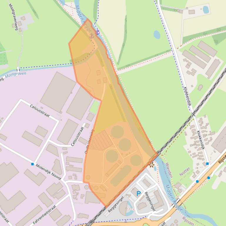 Kaart van postcodegebied 7461JH.