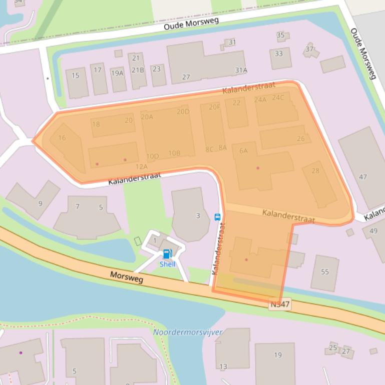 Kaart van postcodegebied 7461JM.