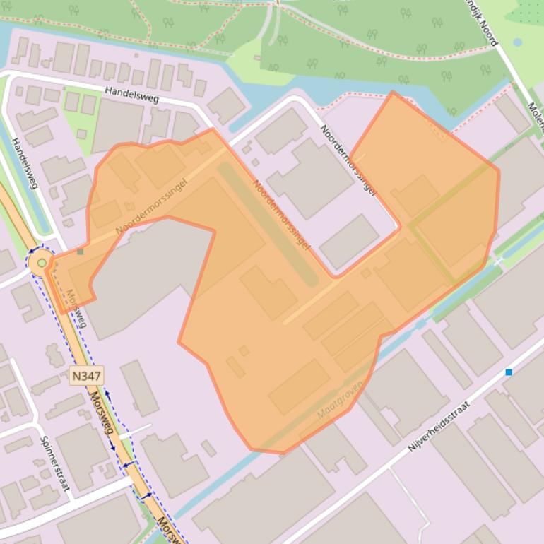 Kaart van postcodegebied 7461JP.