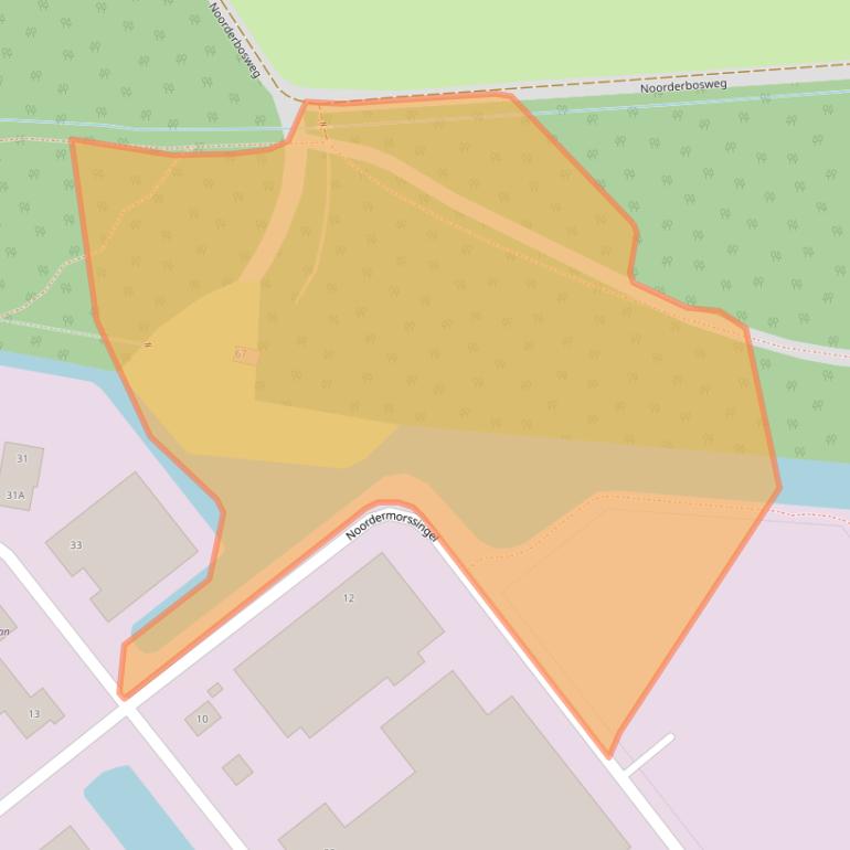 Kaart van postcodegebied 7461JZ.