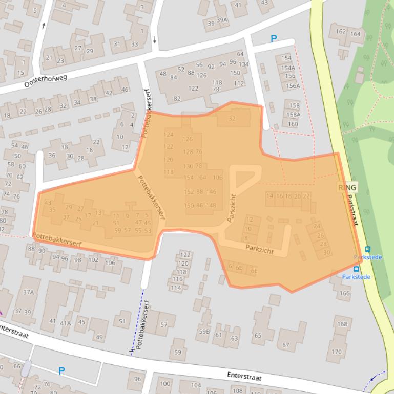 Kaart van postcodegebied 7461KD.