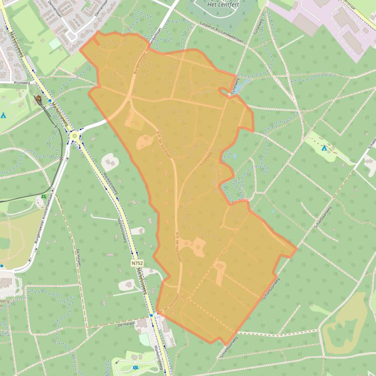 Kaart van postcodegebied 7461PC.