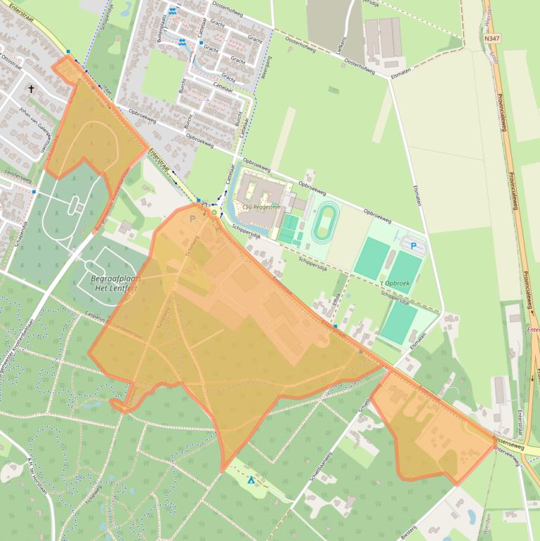 Kaart van postcodegebied 7461PE.