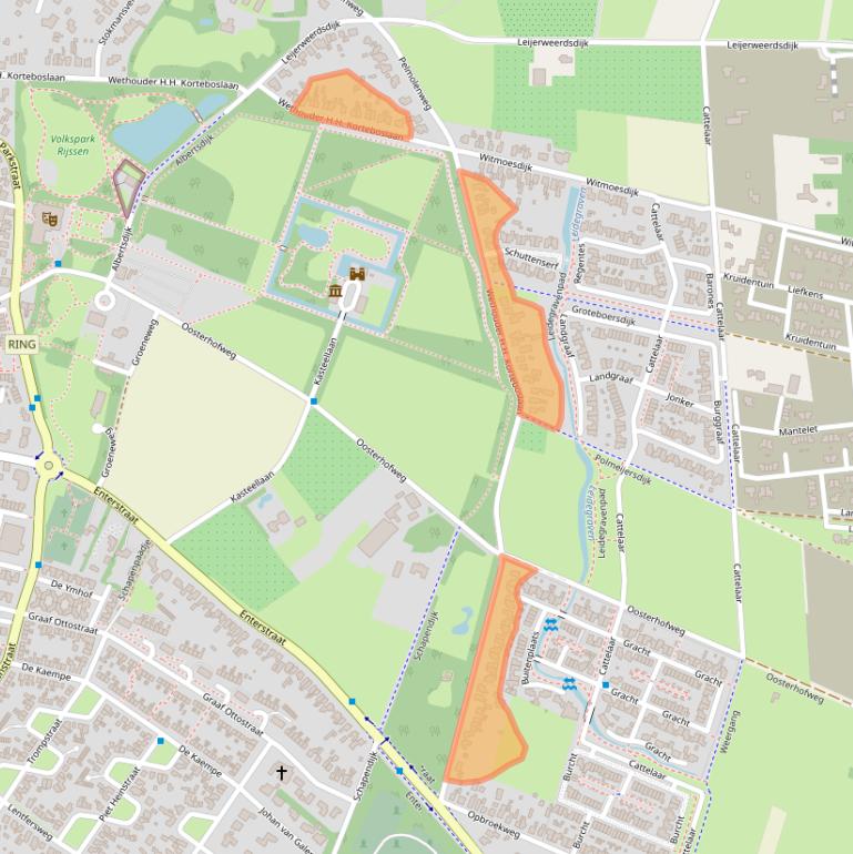 Kaart van postcodegebied 7461PJ.